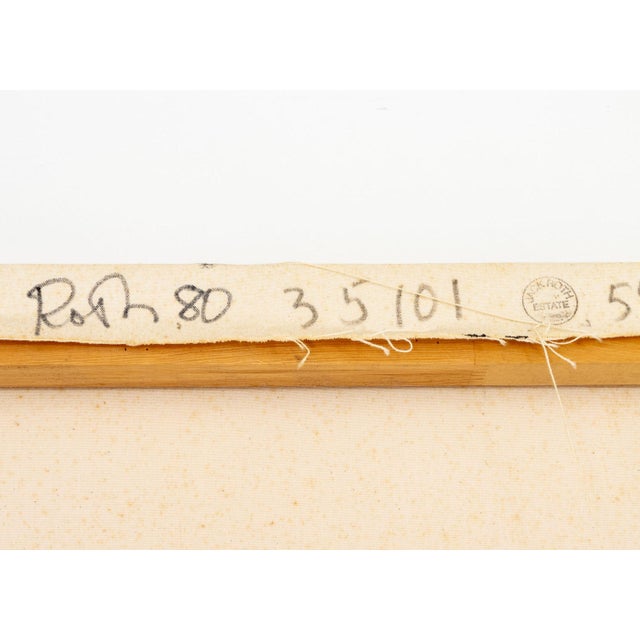 Jack Roth "Rope Dancer 17" Acrylic on Canvas, 1980 For Sale - Image 9 of 11