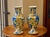 Pair of English 1840s Mason’s Ironstone Lidded Vases With Blue & Gilt Scrollwork For Sale In Atlanta - Image 6 of 9