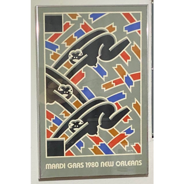 Rollicking Afro Pop Mardi Gras 1980 LTD Ed Robert Gordy Dipsey Doodle For Sale - Image 6 of 6