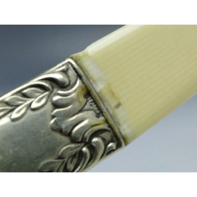 Art Nouveau Figurative Letters Knife, France, 1890s For Sale - Image 4 of 11