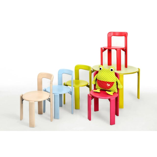 Not Yet Made - Made To Order Dietiker Rey Junior Dining Set, by Bruno Rey, in Green - 5 Pieces For Sale - Image 5 of 7