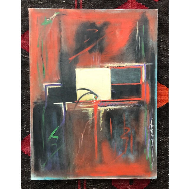 Red Abstract Painting #24 For Sale - Image 8 of 8