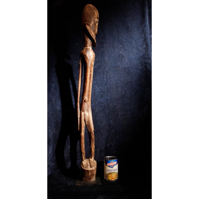 Luba Hemba Singhiti Central African Ancestor Carving Every way you view this sculpture reveals a fresh silhouette from the...