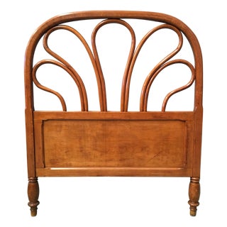 Early 20th Century Vienna Secession Single Bentwood Bed in Style of Jacob and Josef Kohn For Sale