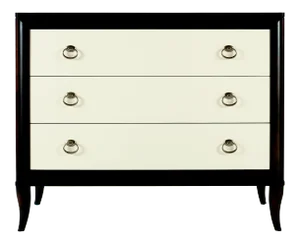 Century Furniture Tribeca Bachelor Chest, Brown and Cream