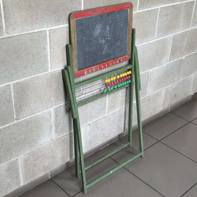 Wooden School Blackboard, 1950s For Sale - Image 6 of 11
