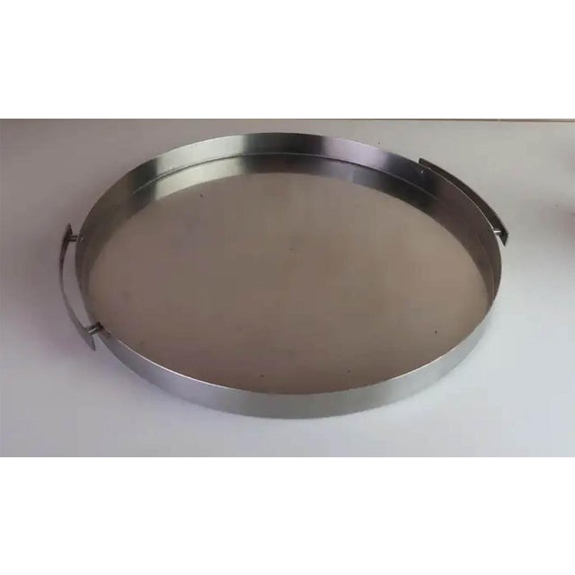 Vintage Danish Stainless Steel Tea Service by Arne Jacobsen, 1965, Set of 6 For Sale - Image 4 of 7