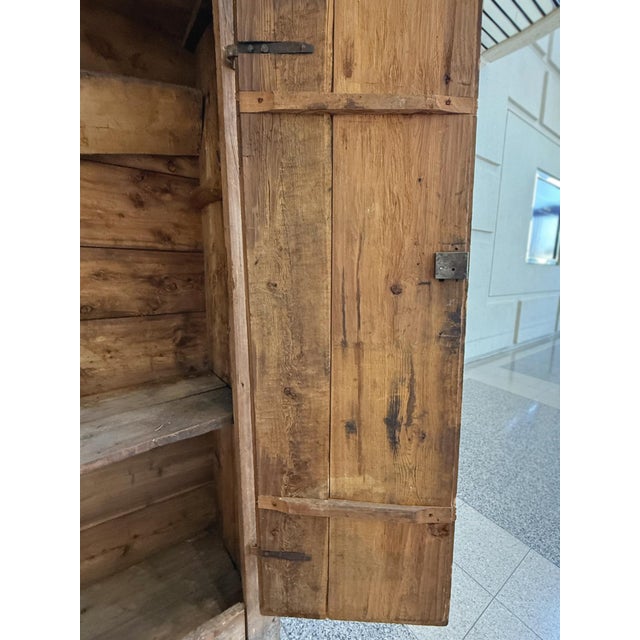 Tan 19th Century Danish Elm Cabinet For Sale - Image 8 of 18
