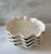 Ceramic Set of 4 White Ceramic Cabbage Leaf Plates For Sale - Image 7 of 10