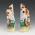 Victorian Antique Staffordshire Flatback Cow and Milkmaid Spill Vases- a Pair For Sale - Image 3 of 8
