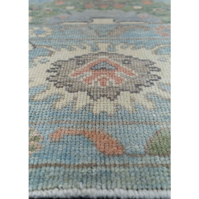 Turkish Turkish Oushak Rug 8'8" x 10'2" #20406 For Sale - Image 3 of 8