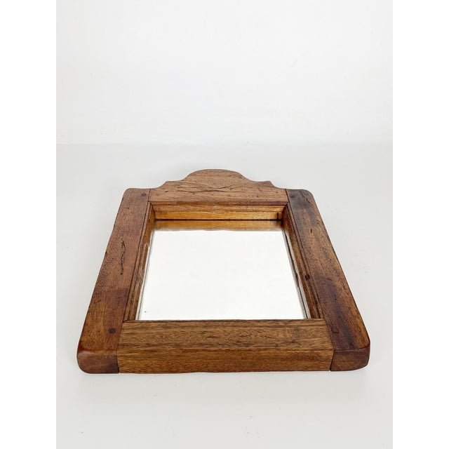 Wooden Mirror, France, 20th Century For Sale - Image 4 of 13