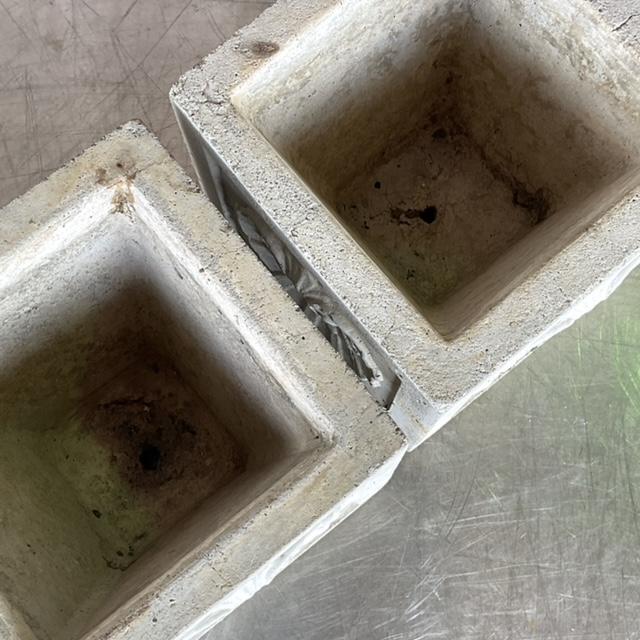 Mid 20th Century Vintage Coastal Cast Concrete Clam Shell Planters - a Pair For Sale - Image 5 of 11