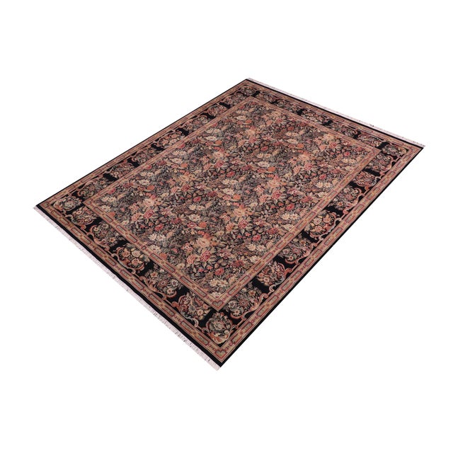 Designed with mesmerizing intricacy and gorgeous color palette, this hand-knotted masterpiece demonstrates the beauty and...