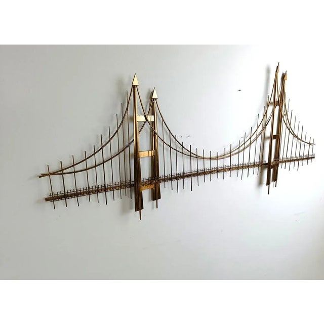 1970s Wall Sculpture of the Golden Gate Bridge, 1970s For Sale - Image 5 of 8
