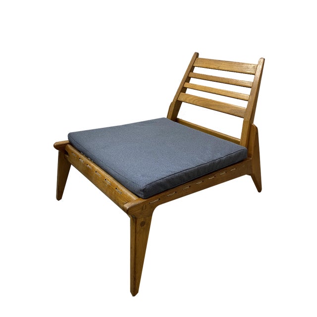 Mid-Century Hunter Chair from Oak by Heger Heinz for Kunsthandwerk Annaberg Buchholz, Former GDR, 1960s For Sale