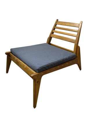 Mid-Century Hunter Chair from Oak by Heger Heinz for Kunsthandwerk Annaberg Buchholz, Former GDR, 1960s