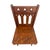 Antique Gothic Revival Oak X-Frame Accent Chair. For Sale - Image 10 of 10