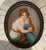 A portrait miniature depicting Elizabeth Vigee Lebrun (1755-1842) and her daughter Julie (1780-1819). Housed in a faux...