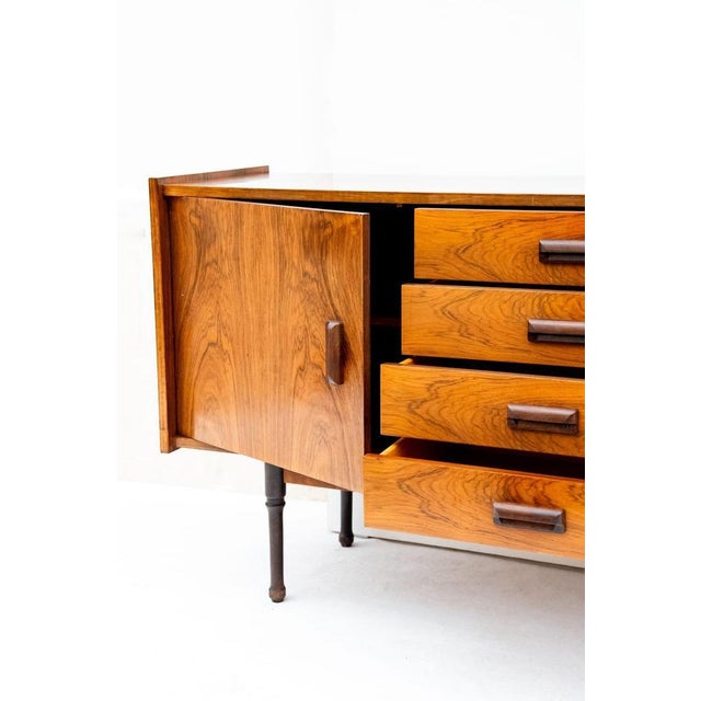 Brown Vintage Scandinavian Sideboard, 1970s For Sale - Image 8 of 12