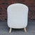 Pair of Custom White Tub Chairs Mid Century Modern For Sale - Image 9 of 12