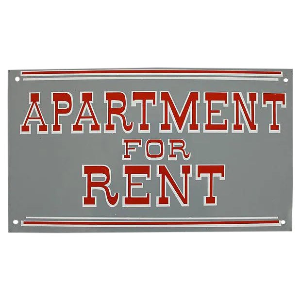 Apartment for Rent Sign For Sale