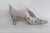 Ceramic Gemstone Design Floral Victorian Style High Heel Shoe Figurine For Sale - Image 12 of 12