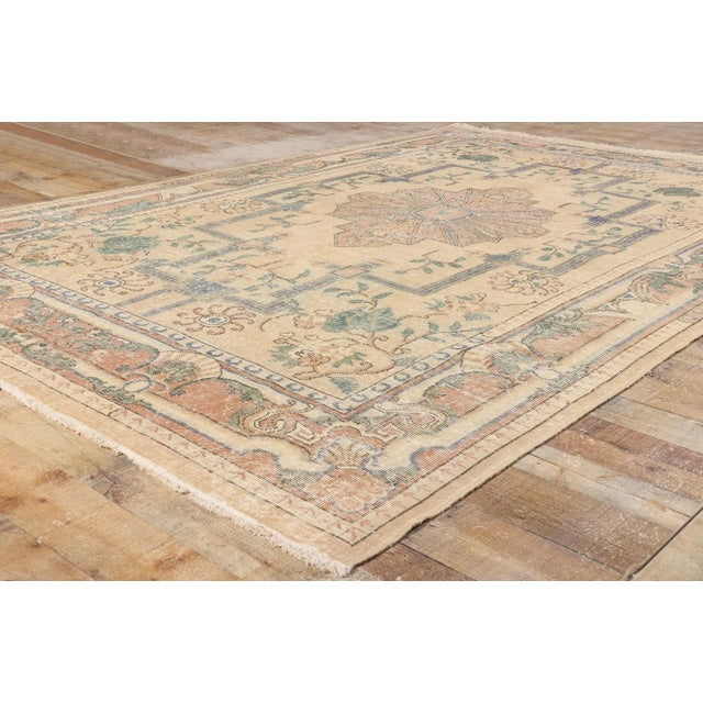 Textile Vintage Turkish Sivas Rug - 07'03 x 11'03 For Sale - Image 7 of 9