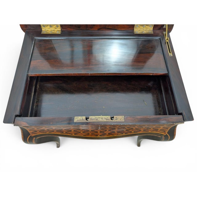 Rococo Style Dressing Table with Drawer, 1800s For Sale - Image 6 of 14