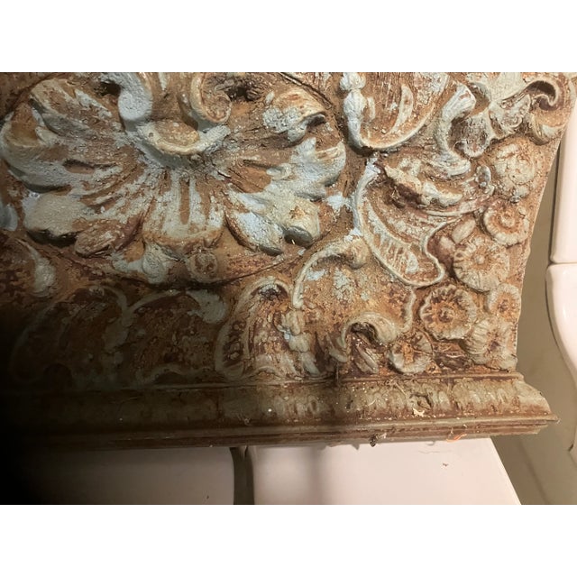 Late 19th Century Antique Metal Iron Decorative Plaque For Sale - Image 5 of 9