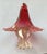 Murano Red With Gold Flakes Bird Attraction to Barbini For Sale - Image 10 of 12