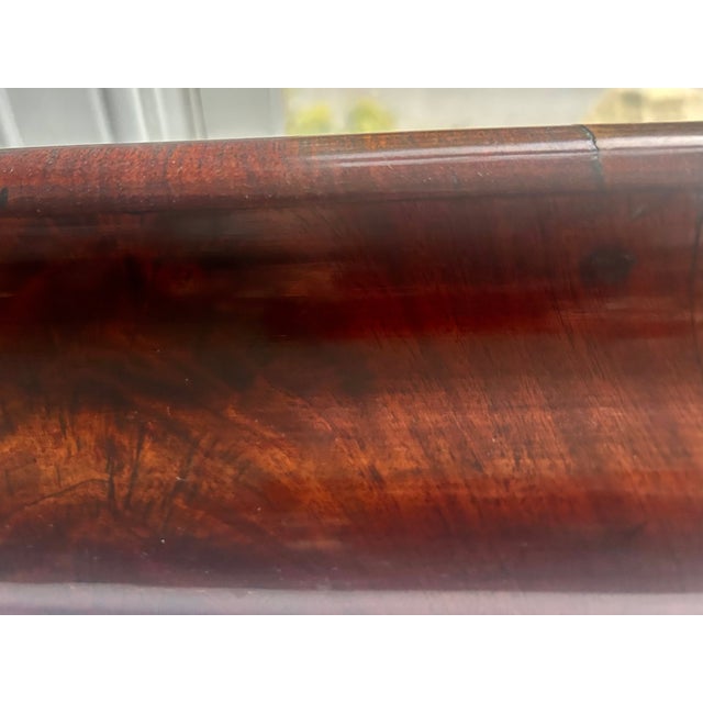 19th Century Antique Empire Style Mahogany Sofa For Sale - Image 9 of 10