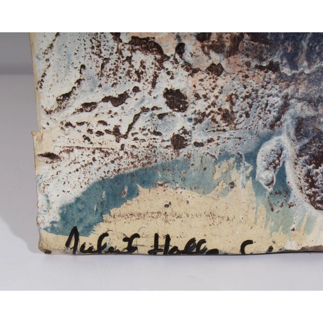 Signed “Sand Symphony #10” Mixed Media Collage by Artist Juliet Holland For Sale In Indianapolis - Image 6 of 9
