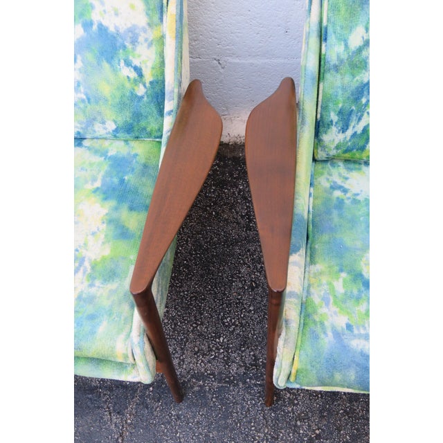 Wood Kofod Larsen Selig Danish Modern Lounge Scoop Chairs For Sale - Image 7 of 12