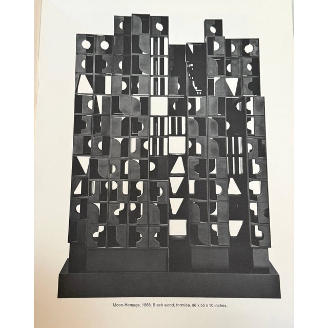 Black Louise Nevelson Inscribed & Signed Pace Catalog & Print, Nightsphere-Light, 1969 For Sale - Image 8 of 11