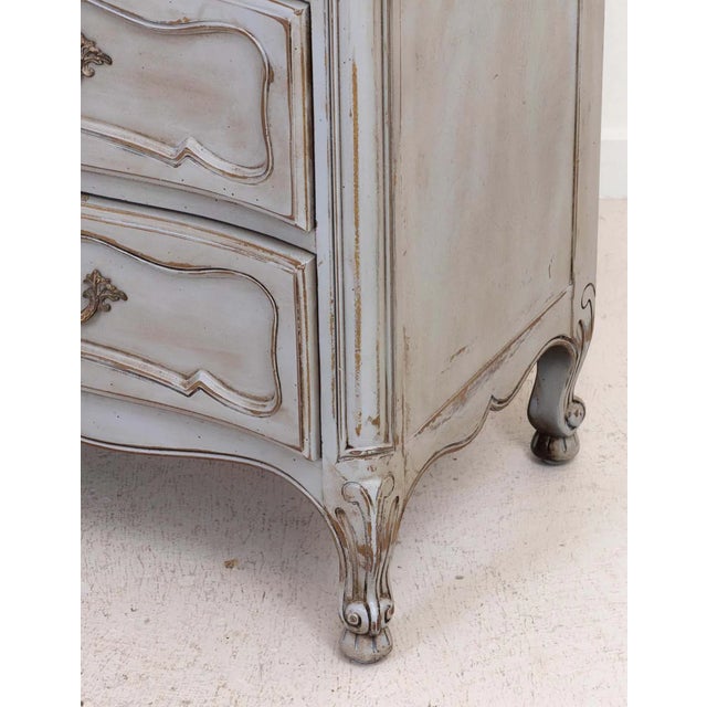 Gray Pair of Three Drawer End Tables For Sale - Image 8 of 9