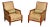 Thomasville Contemporary Pair of Lounge Armchairs For Sale