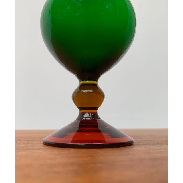 Vintage Italian Ornamental Glass Vase For Sale - Image 17 of 18