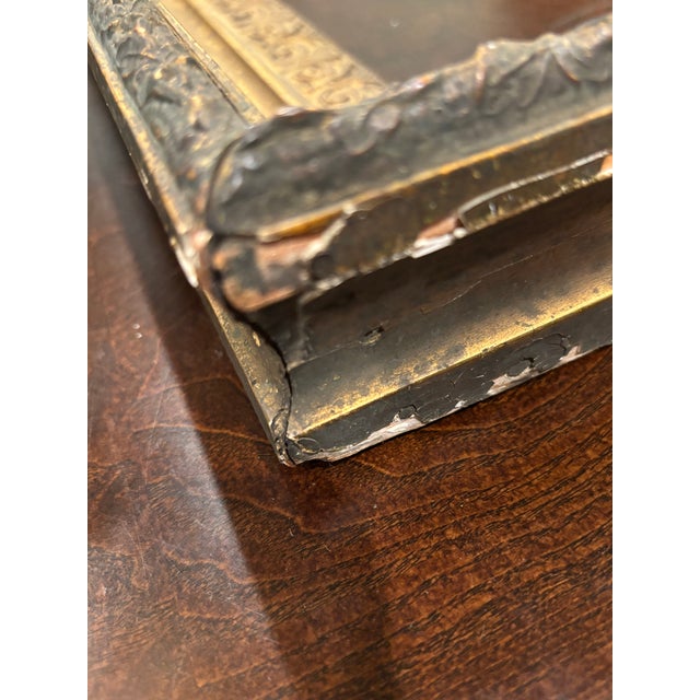 Antique Gilt Picture Frame, Original Finish, Ralph Lauren Style, Circa 1890–1915 | 14 × 17 Opening For Sale - Image 12 of 18