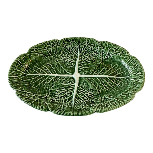 Bordallo Pinheiro Cabbage Platter Chairish