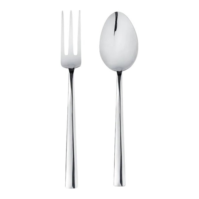 Mepra Levantina 2-Piece Serving Set (Fork & Spoon) For Sale