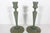 Antique Hand Painted Wooden Candle Holders a Pair For Sale - Image 6 of 11
