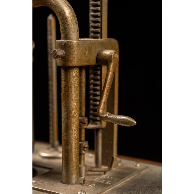 Metal Circa 1920 s.f. Bowser Functional Metal Pump Salesman Sample For Sale - Image 7 of 10