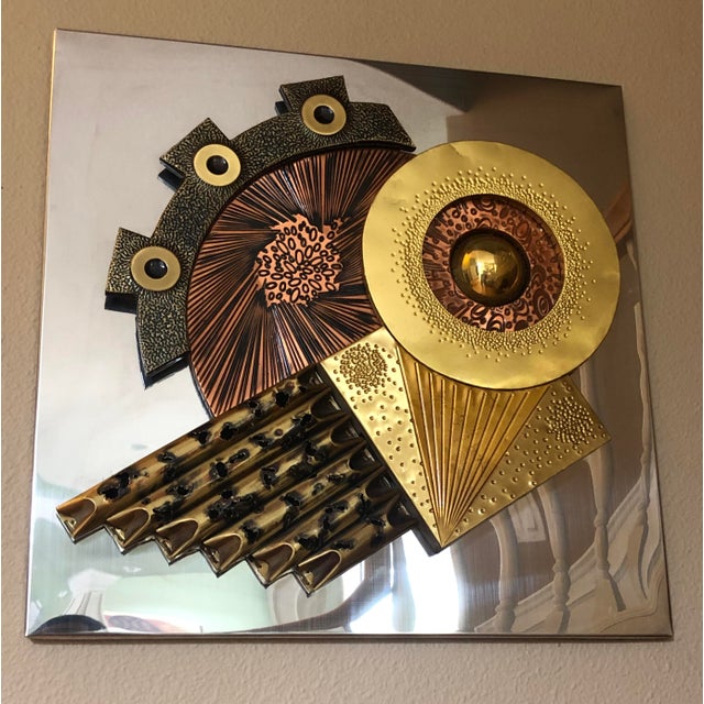 70’s Brutalist Wall Art, Stephen Chun | Chairish