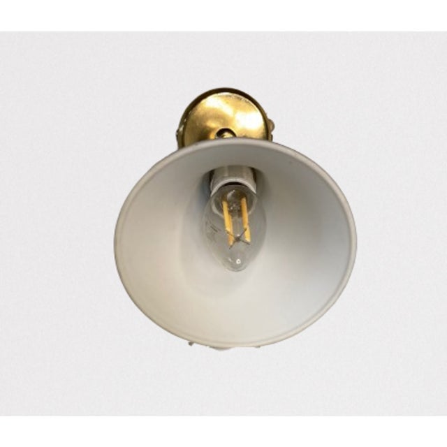 Gold Minimalist Tulip Wall Sconces, 1990s, Set of 2 For Sale - Image 8 of 14