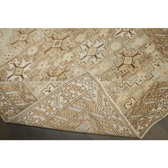 Early 20th Century Light Green Caucasian Rug - 3'1" x 4'4" For Sale In New York - Image 6 of 6