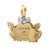 Late 20th Century Aaron Basha Diamond Frog Charm Enamel in 18k Gold For Sale - Image 5 of 5