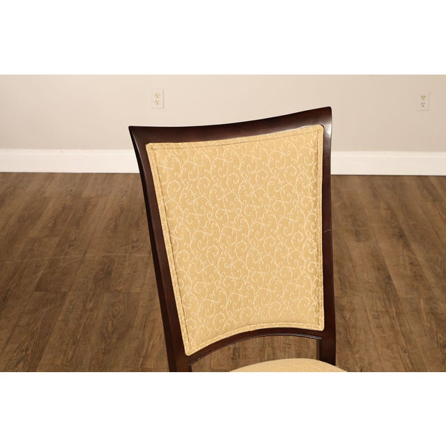 Thomasville Thomasville Transitional Set of Eight Mahogany Dining Chairs For Sale - Image 4 of 18