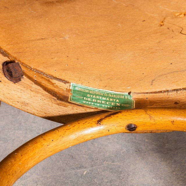 Vintage Bentwood Debrecen Blonde Dining Chairs, 1950s, Set of 2 For Sale - Image 10 of 11