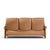 Ekornes Stressless Mid Century Buckingham Leather Reclining Sofa For Sale In Chicago - Image 6 of 10